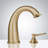 Commercial Brushed Gold Touchless Automatic Sensor Faucet