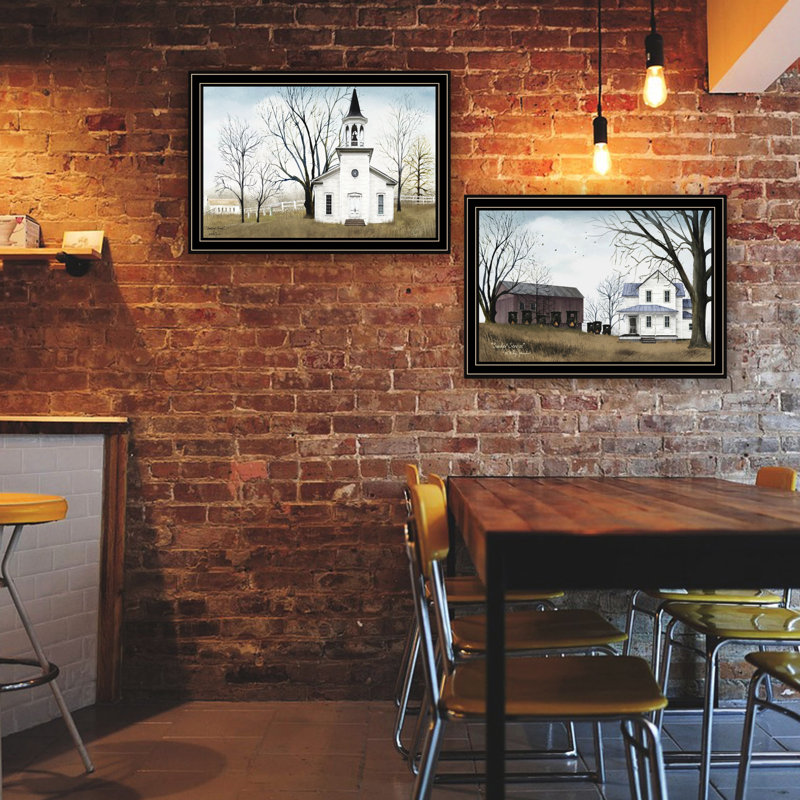 Your Living Room With Stunning Wall Decor - 2 Black Framed Art Decorate Space Elegant Multicolor