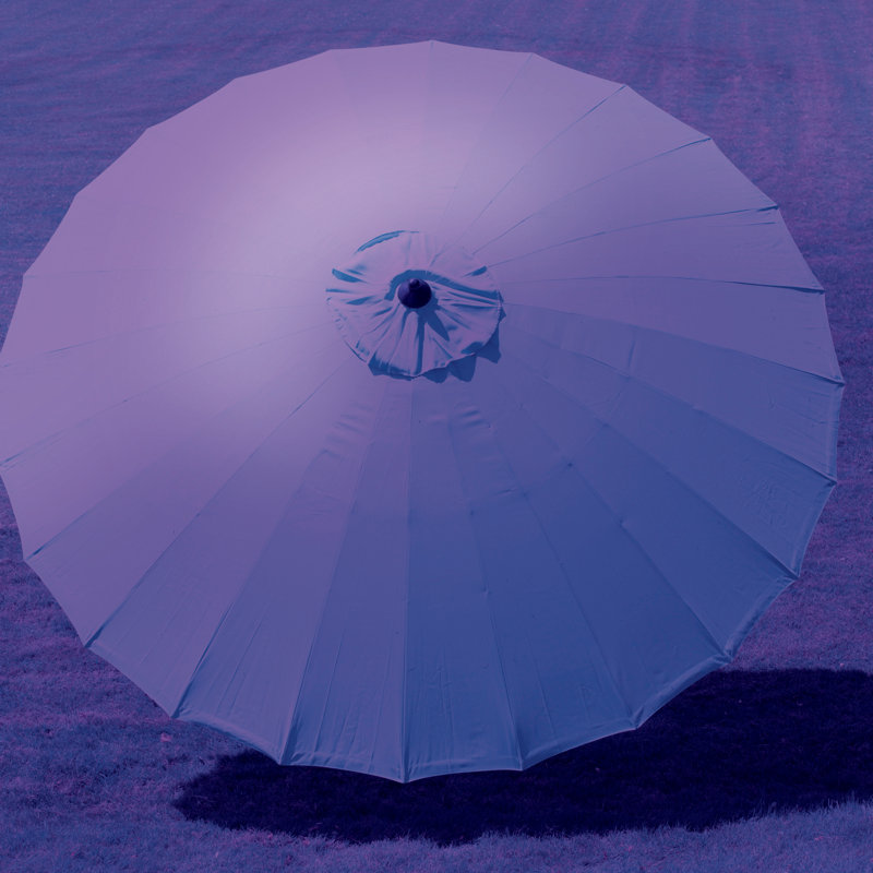 Nyle 270cm Market Parasol, Purple