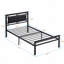 Structure de lit simple en métal Système robuste, style moderne et confort pour toute chambre à coucher