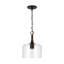 Luminaire suspendu tambour simple à 1 lumière Achen-1835236411
