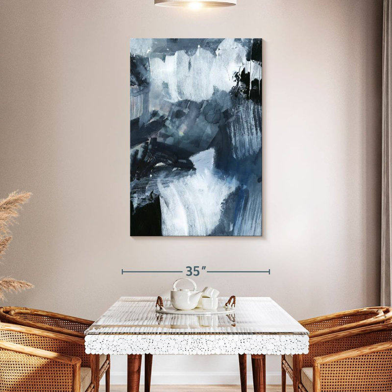 Avery Composition In Blue II, 48" H x 32" W