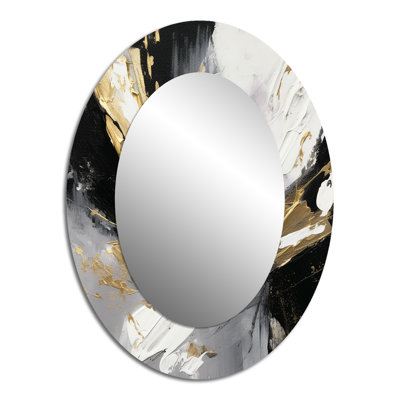 Mystery Awakening V - Miroir mural moderne ovale