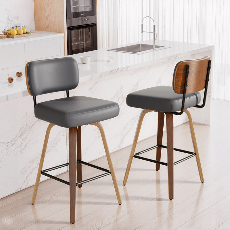 Counter Stool, Dark Grey, 4
