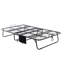 Lit d'invité pliable avec matelas et housse