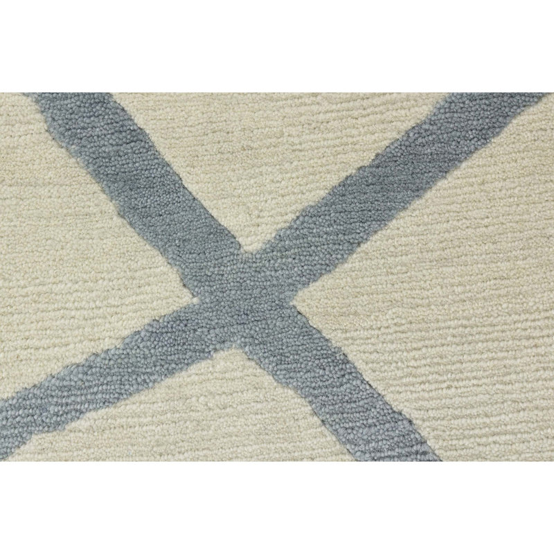 Hand Knotted Abstract Indoor Rug, Rectangle 12' x 15'