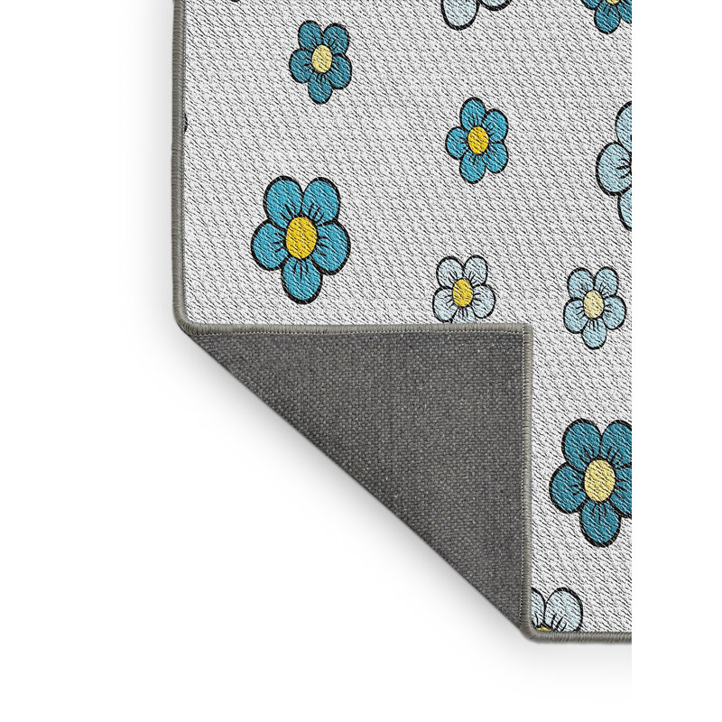 Tapis bleu Reon, Rectangle 5 pi x 7 pi