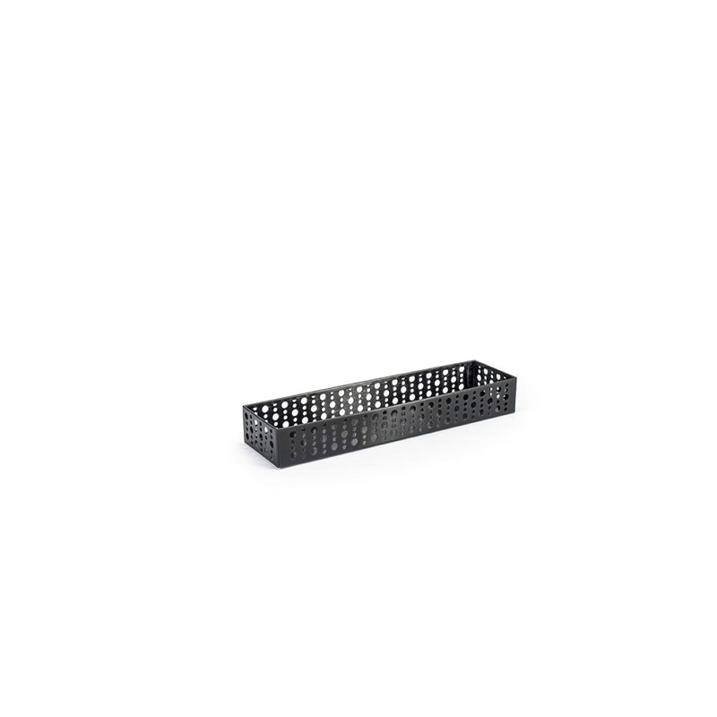 Support à épices Dots, Noir mat