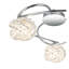 Mirri 3 Light Modern Glass Beaded Shade Ceiling Light - Chrome Base, 3xG9. Max. 5W LED (Bulb not included)