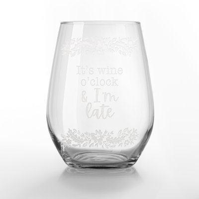 Jelenka 15oz. Stemless Wine Glass