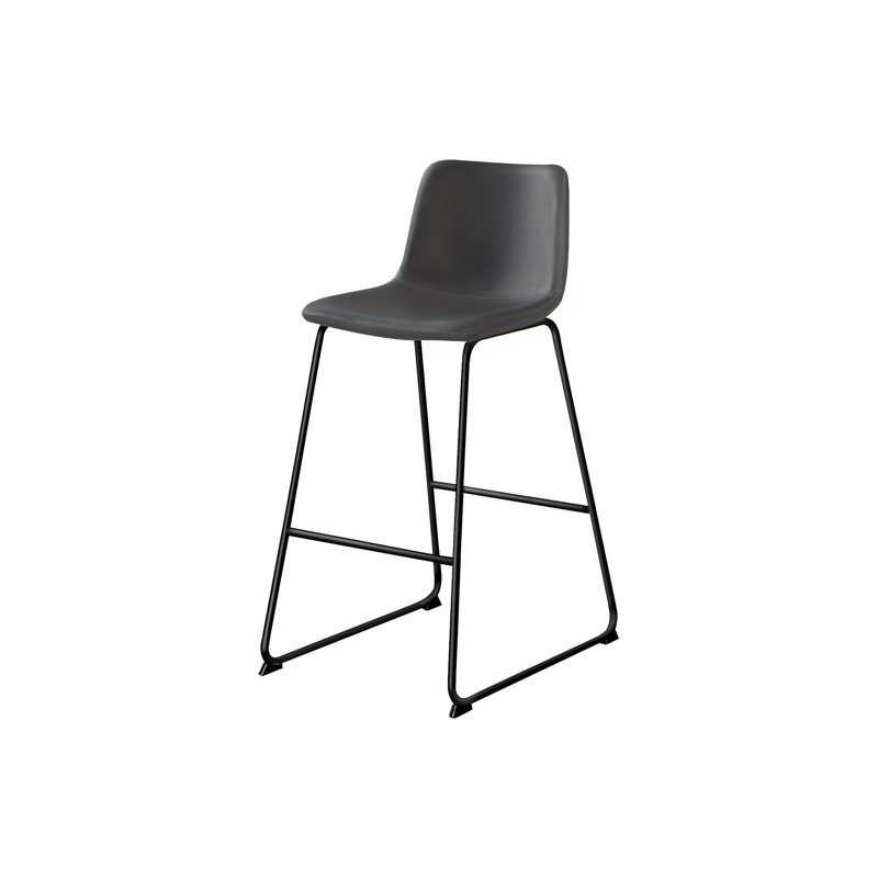 Chaise Ella, tabouret de bar ergonomique, Gris