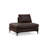Stylish Corner Sofa, Brown Fabric, 78.7 x 123.6 x 61.0 inches | Beech Wood & Chipboard Frame, 100% Polyester Upholstery | Soft Grey Foam & Spring Seating, Fixed Cushions, Dry-Cleanable | Modern Living Room Furniture-90667765-90667768