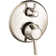 Ecostat C Thermostatic Volume Control and Diverter Faucet Trim with Lever Handle