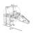Twin Metal Loft Bed With Curtain, Slide And Ladder-1849869615