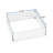 5 lb. Icela 22 in. x 22 in. Square Glass Frame Guard Fire Pit Accessory