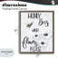 Cadre flottant Garden Bees & Flowers Veuillez, design par Sara Baker-717605627-717605624