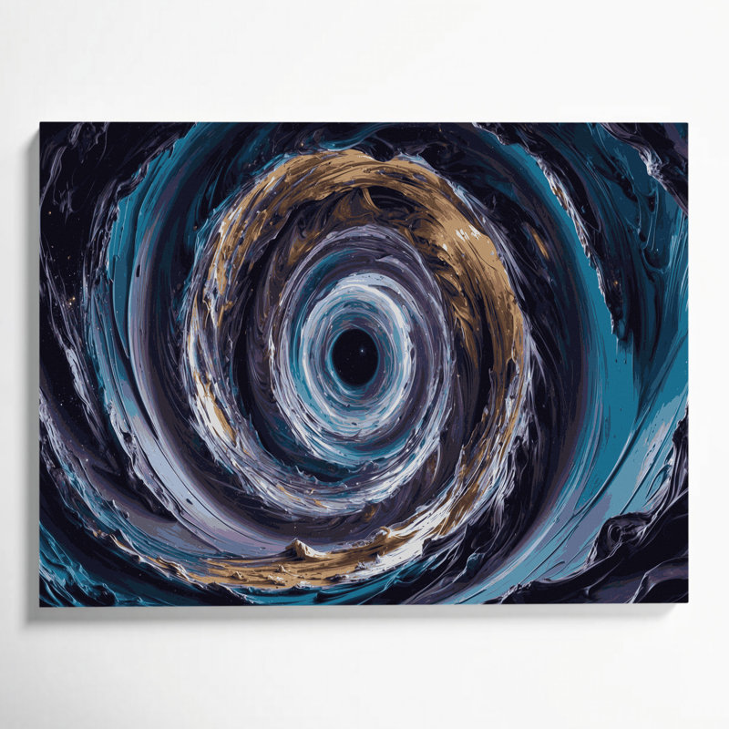 Art mural sur toile gris, 16" H x 20" W