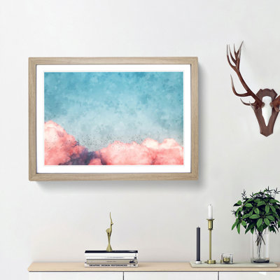 Migrating Birds - Picture Frame Graphic Art Print