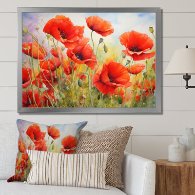 Radiant rouge coquelicots