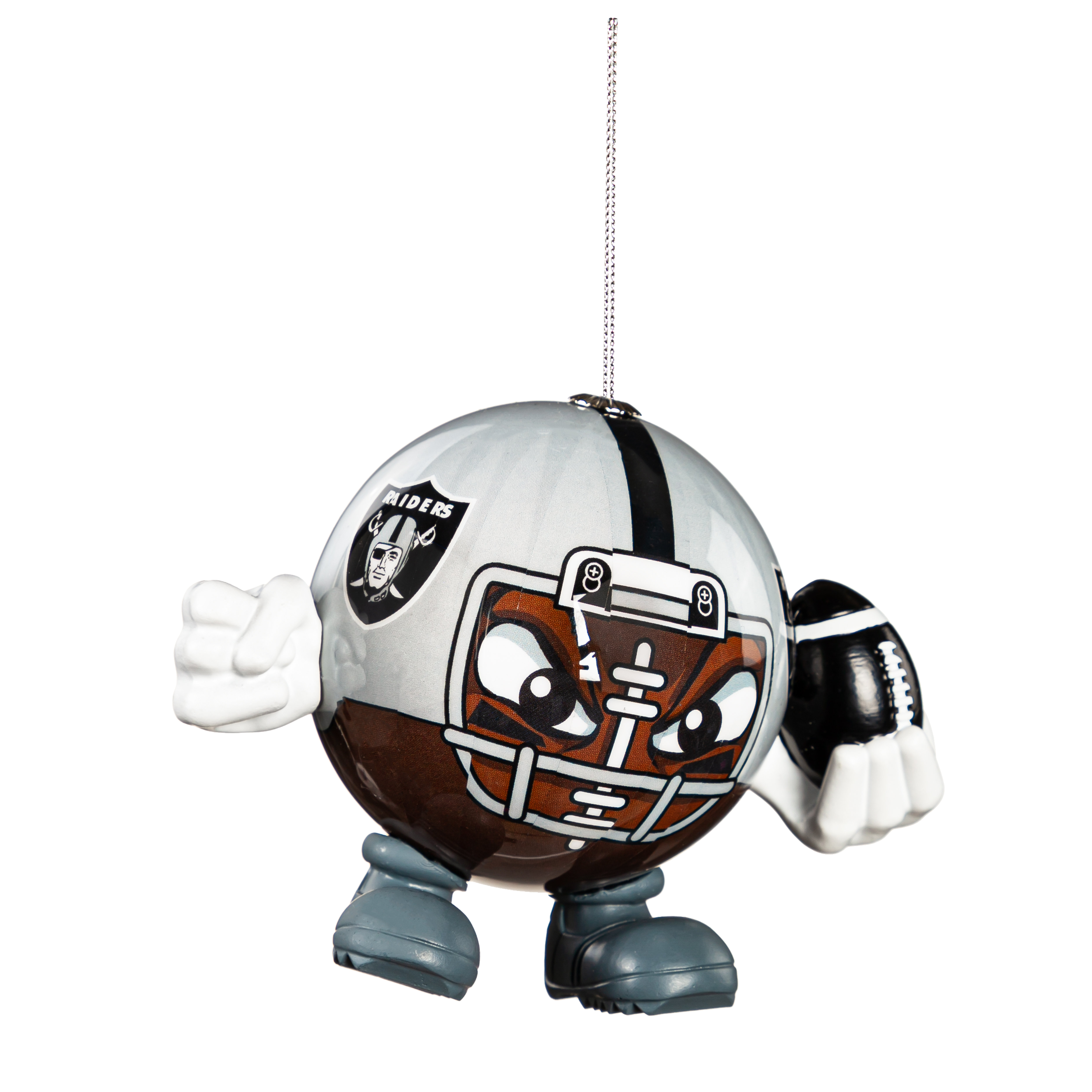 Las Vegas Raiders 8 Light Up Ceramic LED Christmas Tree