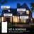  52" Smart Flush Mount Ceiling Fan with LED Lights, Remote Control