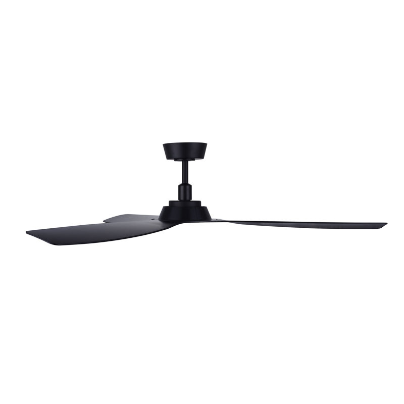 Harith 132cm Ceiling Fan, Black, Black