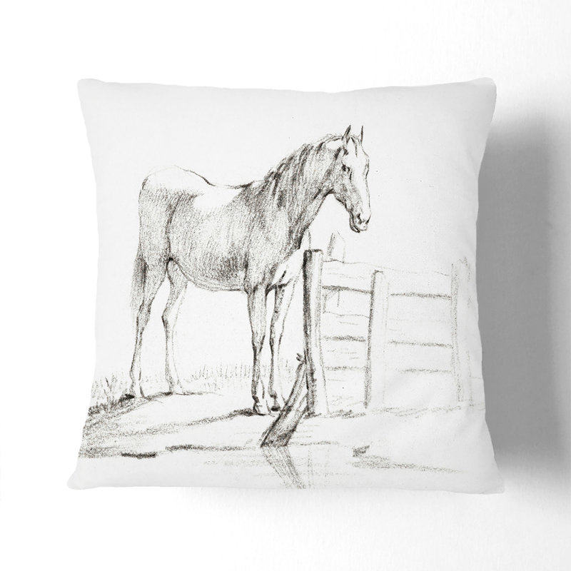 Square Throw Cushion, White, 40cm H x 40cm W x 15cm D