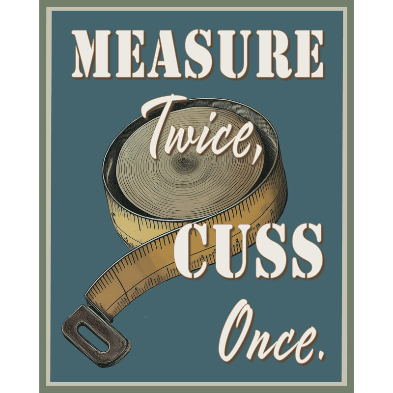 DIY Mesure «Once Cuss Twice» par Sinead
