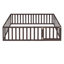 Structure de lit de jour en bois avec clôture-520069801-520069803