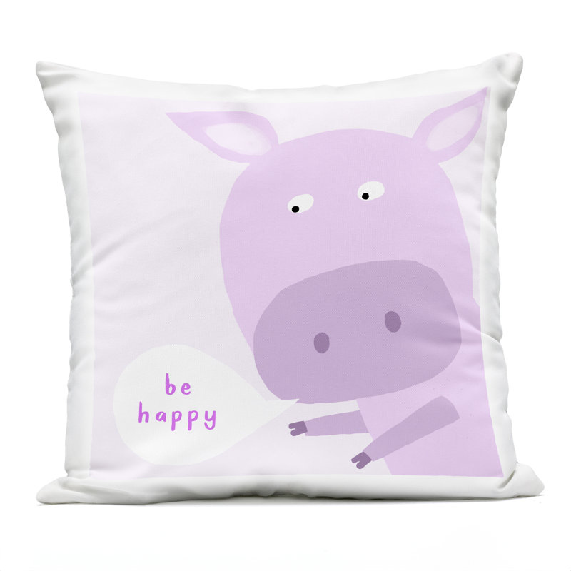 Coussin d'extérieur Be A Friend Birds, imprimé par Carla Daly