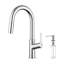 Robinet de cuisine KIBI Fusion avec distributeur de savon-93722905