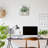 Eucalyptus Pots I by Studio Arts, 20x20", Eucalyptus Leaves in Glass Jar Canvas Wall Art Print-1310079969-1310079975