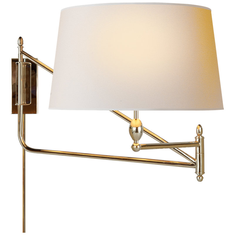 Paulo 1 - Light Swing Arm, Polished Nickel