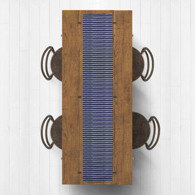 Alue Rectangle Striped Polyester Table Runner
