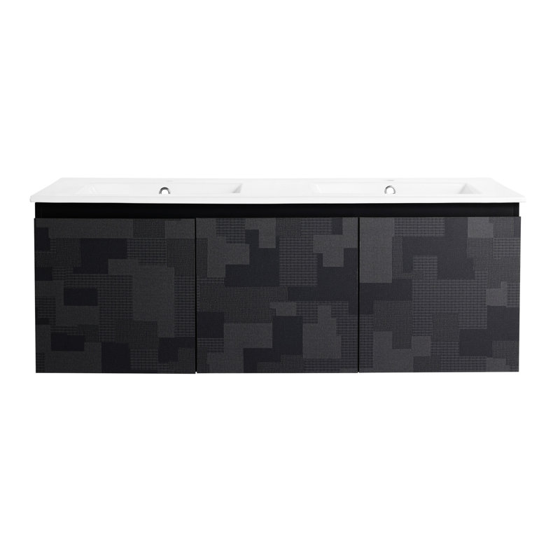 Meuble-lavabo mural flottant de 48 po Macle