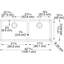 Kubus 43" L x 18" W Double Basin Undermount Kitchen Sink