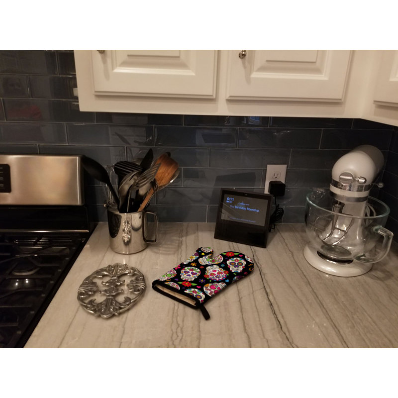 Caroline's Treasures Floral Oven Mitt Set