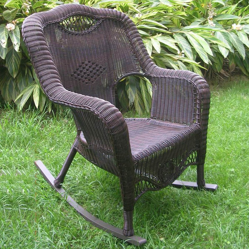 Chaise berçante Brunna Riviera, Couleur pacane vieillie