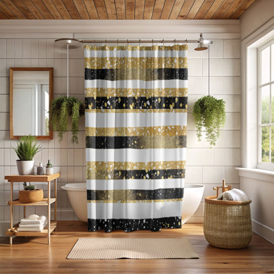 Golden Fest - Premium Shower Curtain 140