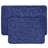 Lavish Home Set of 2 Memory Foam Bath Mats, Navy-1348629322