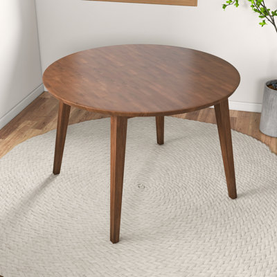 Bannie Round Solid Wood Base Dining Table