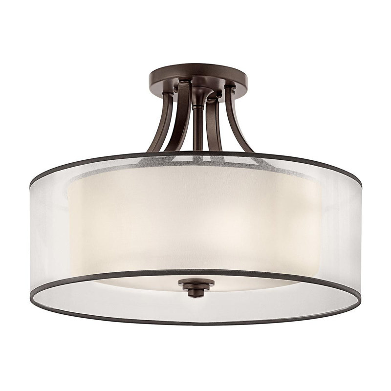 Ausma Glass Semi Flush Mount