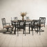 6 - Person Patio Dining Set with Rectangular Table , Cushions Included