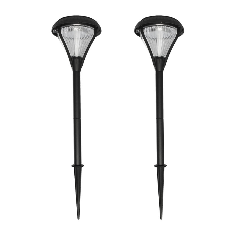 Premier Pathway Lights 50 Lumens Solar Powered Dual LED Pathway Light 2-Pack