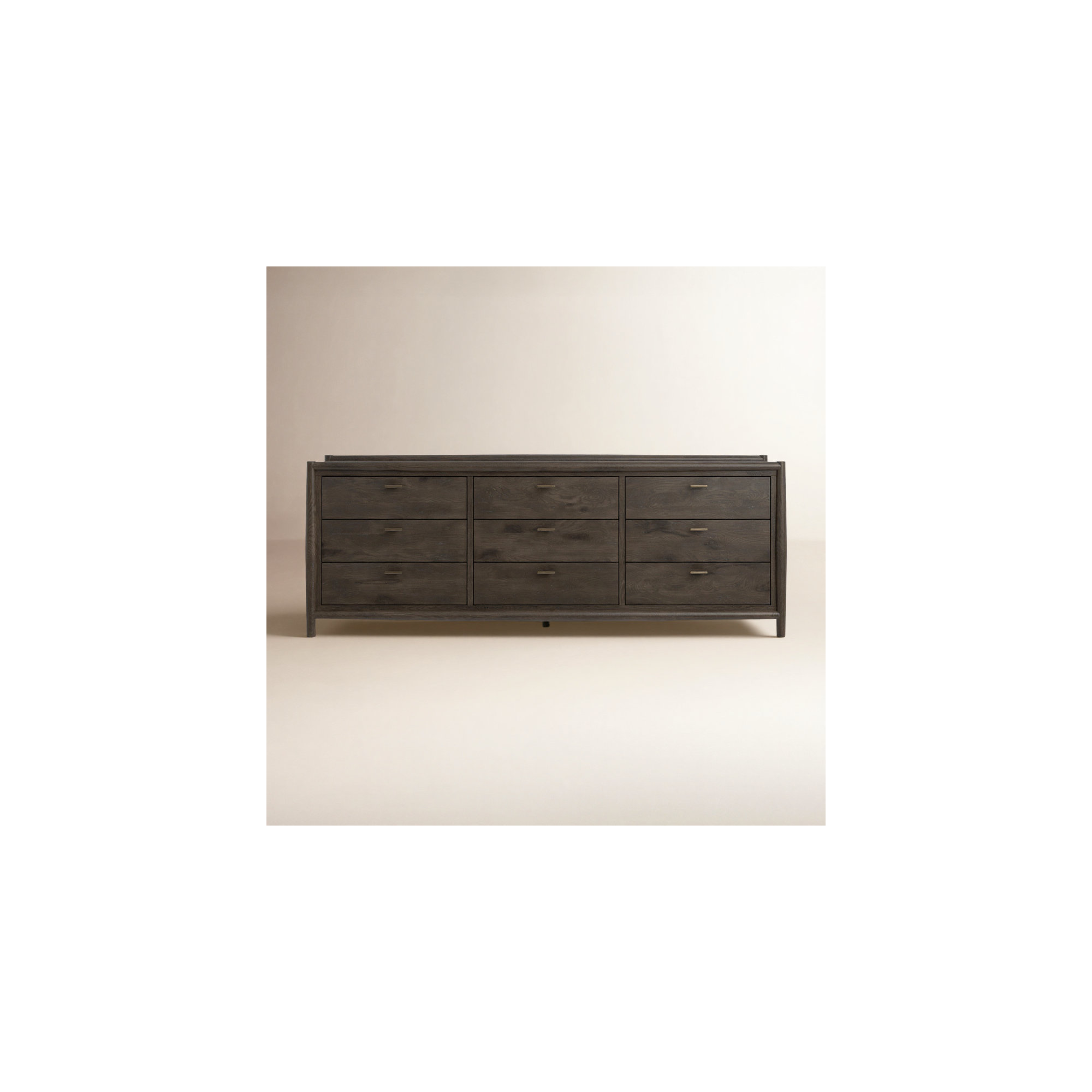 Cayenne 9 - Drawer Double Dresser, Smoked Black