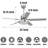 Vladica 52'' Ceiling Fan with LED Lights