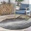 Tapis abstrait Asavira pour le salon, la chambre et la cuisine, gris anthracite / noir-42670908