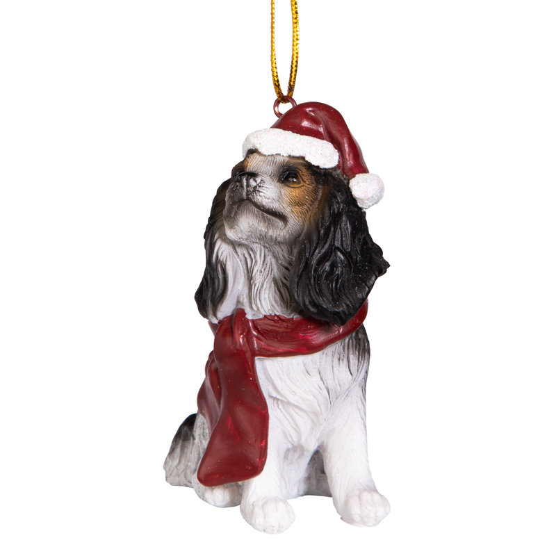 Charles Cavalier Dog Holiday Ornament