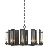 New Town 10 - Light Unique/Statement Wagon Wheel Chandelier