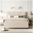 Jafrin Upholstered Platform Bed with Brick Pattern Headboard and Trundle-929568094-881874302